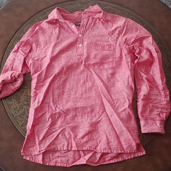 Quarter button down w/pocket - Picture 1 of 3